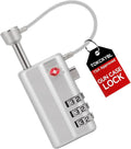 Professional Gun Case Lock TSA Approved – Heavy-Duty, Cut-Resistant & Child-Safe Security Padlock for Firearms, Pistols, Rifle Cases, and Travel Luggage