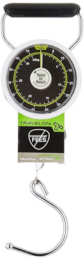 Travelon Stop and Lock Luggage Scale with Tape Measure