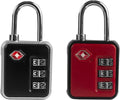 Luggage Locks TSA Approved, Combo Lock for Gym Locker, Small Combination Padlock, TSA Padlocks for Luggage, Travel Suitcase, Gun Case, Backpack Zipper, Ammo Can, Toolbox, Storage Box, Bag