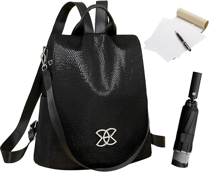 Anti-theft Large Capacity Backpack For Women, Lightweight Leisure Shoulder Bag, Cross Body Back Pack Bag, Multi-Purpose Rucksack Backpack With Adjustable Strap For School Work Commuting Traveling