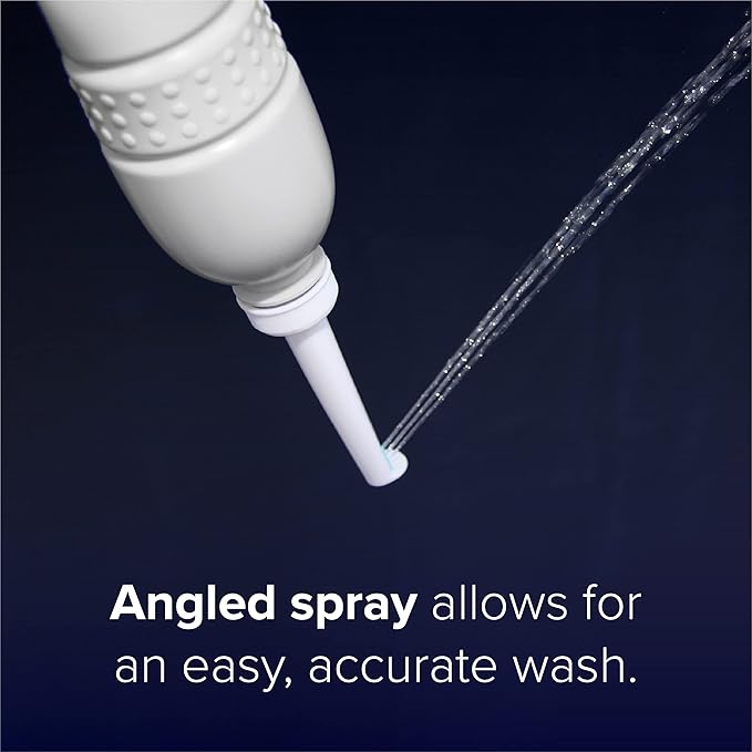 Brondell GoSpa Travel Bidet GS-70 – Portable Peri Bottle for Postpartum & Perineal Care, 400ml Handheld Bidet with Angled Nozzle, Collapsible Design, Nozzle Storage & Travel Bag, Fog