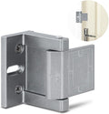 High-Security Reinforced Door Lock – Aluminum Privacy Latch for Home and Hotel, Easy Installation with Stainless Steel Screws, Interior Night Lock for Added Protection (Gary-1 Pack)