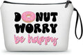 Donut Gifts - Fun & Inspirational Snack Makeup Bags for Women - Birthday, Christmas Gifts for Friend, Daughter, Sister, Bff