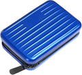 Credit Cards Holder for Women RFID Blocking Aluminum Zipper Wallet Business Card Case Metal ID Case for Men