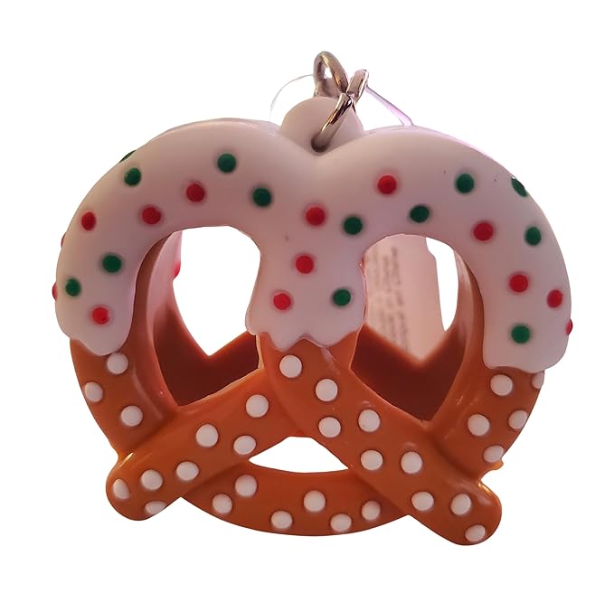 Bath and Body Works White-Dipped Pretzel with Sprinkles Pocketbac Hand Sanitzer Holder