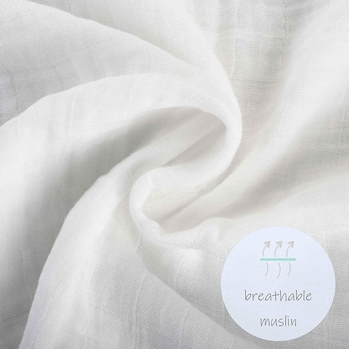 LollyBanks Muslin Swaddle Blanket, 100% Muslin Cotton Soft Baby Blankets for Boys, 47 X 47 Inches Breathable and Lightweight Baby Receiving Blankets, Newborn Essentials, Registry (Truck Print)