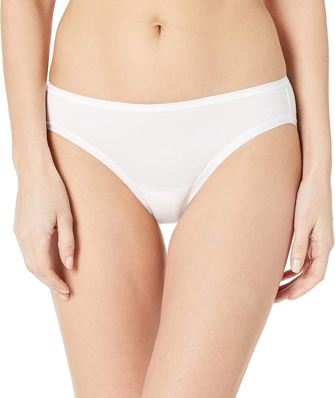 Amazon Essentials Women's Breathable Cotton Bikini Brief Underwear with Full Coverage, Multipacks