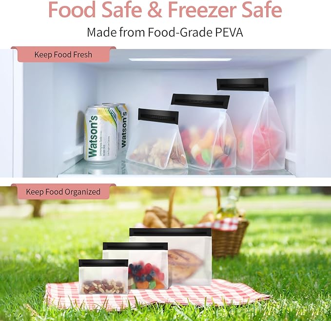 PACKISM Leakpoof Clear Toiletry Bags for Traveling - Sealed TSA Approved Toiletry Bag, Reusable Semi-Transparent Clear Cosmetic Bag with Flat Bottom, Perfect for Travel Essentials, 2L+2M, Black