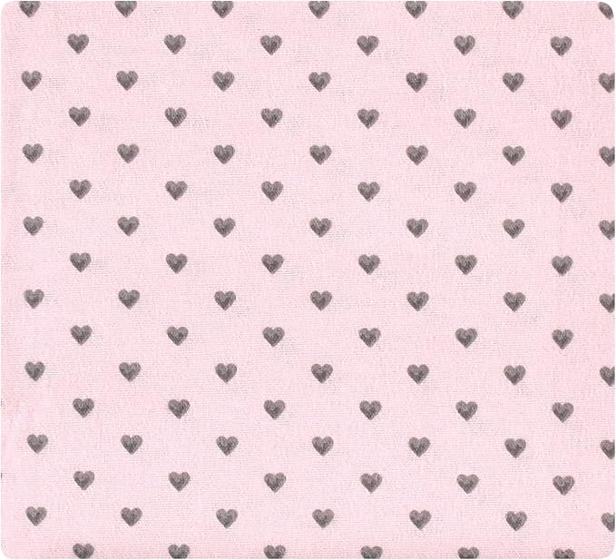 Hudson Baby Unisex Baby Cotton Flannel Receiving Blankets, Farm Friends Pink, One Size