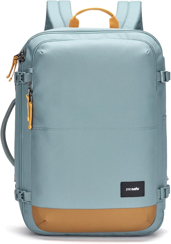 Pacsafe GO Anti Theft 34L Carry-on Backpack, Fresh Mint
