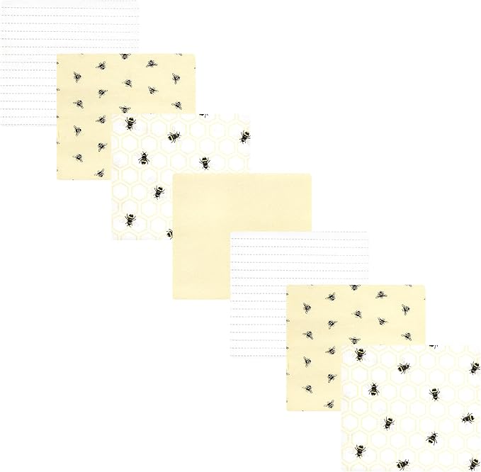 Hudson Baby Unisex Baby Cotton Flannel Receiving Blankets Bundle, Honey Bee, One Size