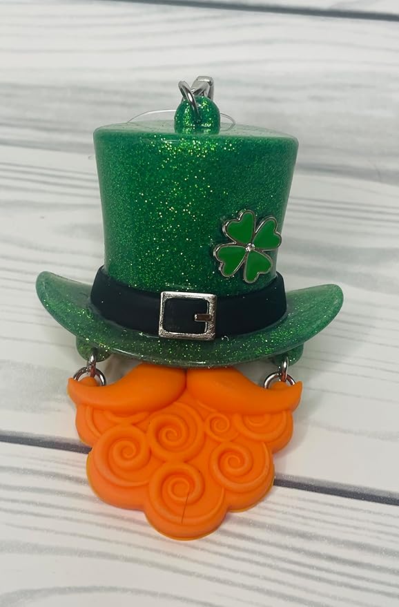 Bath and Body Works Dangle Beard Lucky Leprechaun Pocketbac Hand Sanitzer Holder