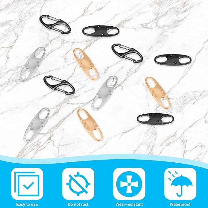 29PCS Lock Combo Set, Double-Sided Spring S Anti-Theft Locks for Luggage, Backpacks, Suitcases, Clothing, Purses, Boots, Travel & Outdoor Security