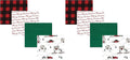 Hudson Baby Unisex Baby Cotton Flannel Receiving Blankets, Christmas Scene, One Size (Pack of 2)