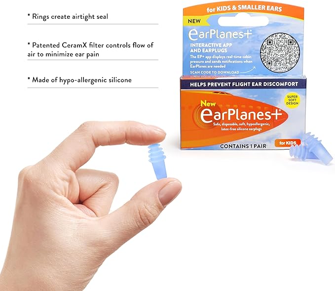 Children's EarPlanes Plus- 3 Pairs