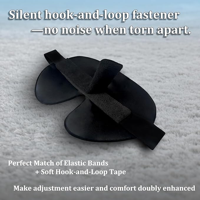 100% Pure Silk Eye Mask,Natural Sleep Masks for Women Complete Blackout Breathable Satin Sleeping Mask for Men with Pouch/Adjustable Ultra Soft Strap Extra Large(XL) Ideal Christmas Gift