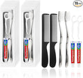 Travel Toothbrushes with Toothpaste, Disposable Toothbrushes, Hygiene Kits in Bulk with Floss Picks, Combs, Individually Packaged, Suitable for Home, Travel, and Hotels (15-Pack)