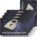 RFID Blocking Card, Contactless Bank Debit Credit Card Passport Protector, One Blocked Card Protects Entire Wallet Purse, ID/IC ATM Card Blocking for Wallet Protection(20 Pack)