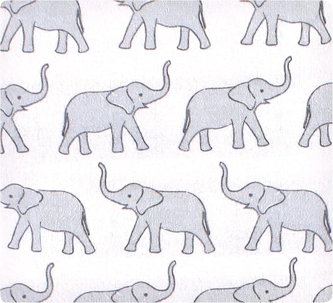 Hudson Baby Unisex Baby Cotton Flannel Receiving Blankets, Modern Neutral Safari, One Size