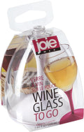 Joie Wine Glass To Go, Portable Wine Glass, Detachable Stem, BPA-free
