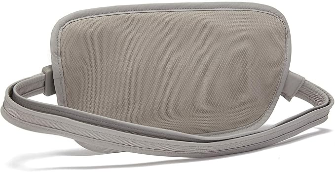 Pacsafe Coversafe X100 Anti-Theft RFID Blocking Waist Wallet, Neutral Grey