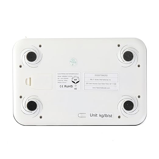 NEWLINE NY Auto Step On Super Mini Travel Bathroom Scale, 5.25" x 8.5" SBB0638SM: Twendy Wave