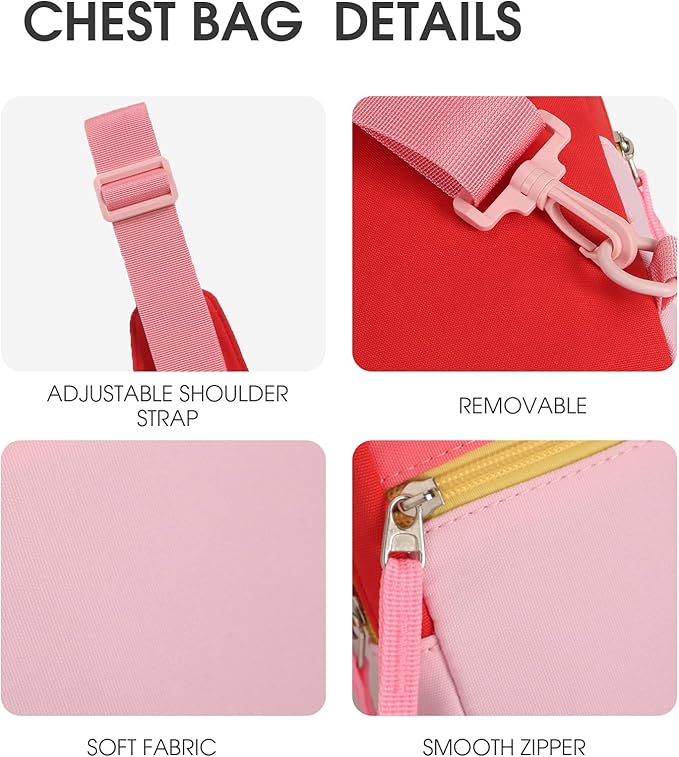 Mothers Day Gifts for Daughter, Birthday Graduation Gifts for 8 9 10 11 12 Year Old Teens Girls Her,Fanny Pack Sling Crossbody Bag Belt Bags Purse, Preppy Teen Girl Gift Trendy Stuff Travel Essentials