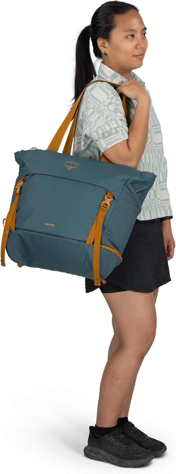 Osprey Daylite Large Tote Weekend Pack - Shoulder or Backpack Carry with Laptop Sleeve & Shoe Compartment