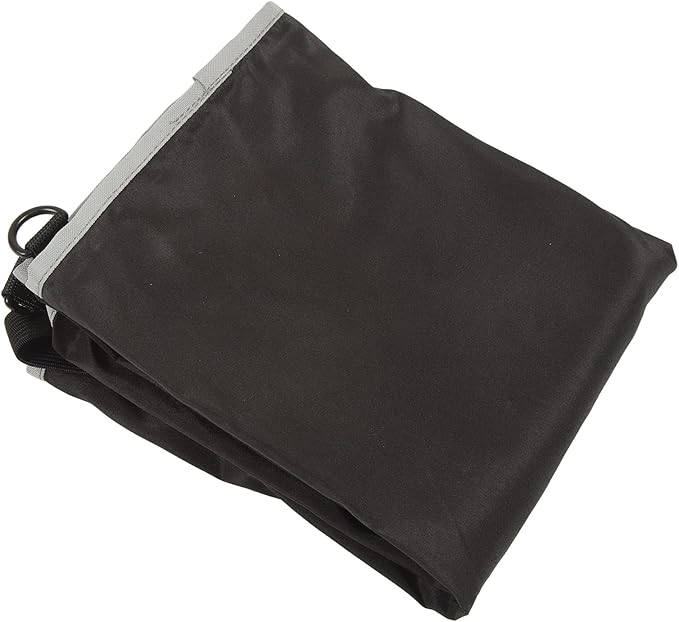 Ergonomic Airplane Footrest Hammock Cover Adjustable Travel Footrest for Improved Sitting Position on Planes Buses and Outdoor Seating (Black)