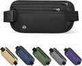 Black Hidden Money Belt for Travel for Men, Waist Wallet Anti Theft, RFID Passport Holder For Travel Men Or Women, Money Pouch, RFID Passport Holder(Black1)