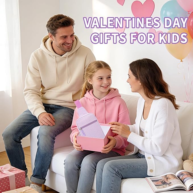 Mothers Day Gifts for Daughter, Birthday Graduation Gifts for 8 9 10 11 12 Year Old Teens Girls Her,Fanny Pack Sling Crossbody Bag Belt Bags Purse, Preppy Teen Girl Gift Trendy Stuff Travel Essentials