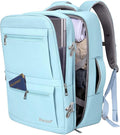 BALEINE Travel Backpack for Women Men, Large Sturdy Carry On Laptop Backpack Gifts for Business, Casual, Weekender, Hiking (Large, Light Blue)
