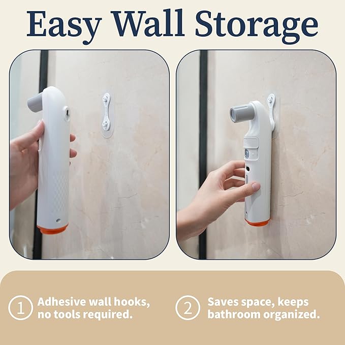 Portable Bidet with LED Display – High Pressure Travel Bidet with Shower-Head, 2.5L Tank, Dual Modes & Adjustable Spray | 1600mAh Battery | Leakproof IPX6 | for Women, Men & Postpartum Care(Gray)
