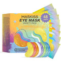 Maskiss Under Eye Patches Variety Pack (48 Pairs), Mothers Day Gifts for Mom, Eye Masks for Dark Circles Puffy Eyes With 8 Colors (6 Pairs/Color), Vegan Skin Care Gifts for Women
