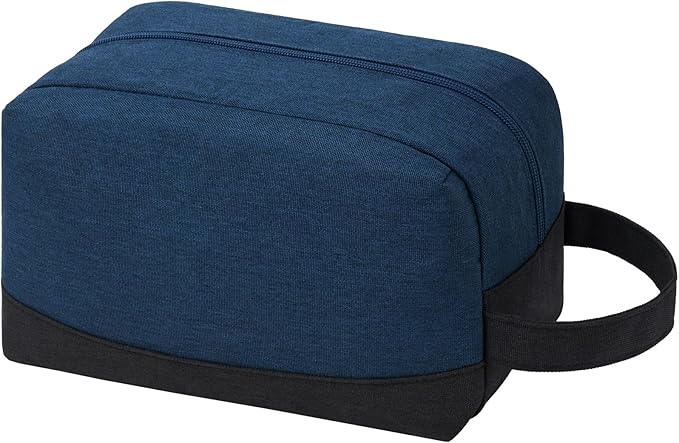 Vorspack Travel Toiletry Bag - Water Resistant Toiletry Bag for Men Travel Bag for Toiletries, Accessories - Navy Blue
