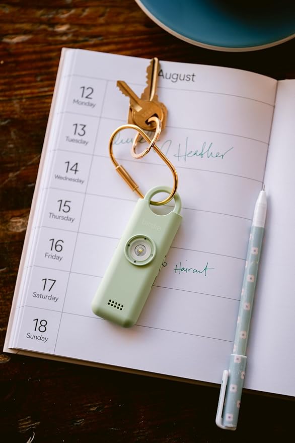She’s Birdie 3.0 New Version – The Original Personal Safety Alarm for Women by Women–Loud Siren, Flash Light and Rechargeable Battery in a Variety of Colors (Metallic Indigo Blue)