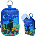 Neoprene Hand Sanitizer Holder Compatible with Touchland, Shockproof Protective Sleeve with Zipper & Snap Hook, Travel Case
