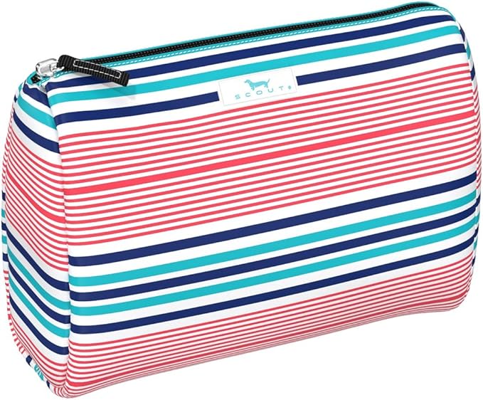 SCOUT Packin' Heat - Large, Water-Resistant, Zip Close Makeup Bag for Women- Toiletry Travel Bag - Cosmetic Bag