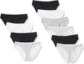 Amazon Essentials Women's Breathable Cotton Bikini Brief Underwear with Full Coverage, Multipacks