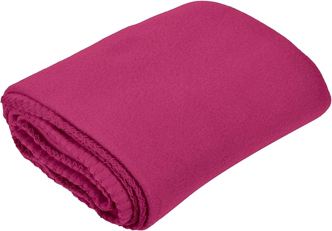 Imperial Home 50x60 Soft Fleece Throw Blanket, Cozy Throw for Couch, Bed, Any Room, Lightweight Travel Blanket