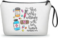 Pharmacist Pharmacy Thank You Funny Graduation Gifts for Women Pharmacists Technician Female Friend Doctor Nurse Travel Cosmetic Pouch Christmas