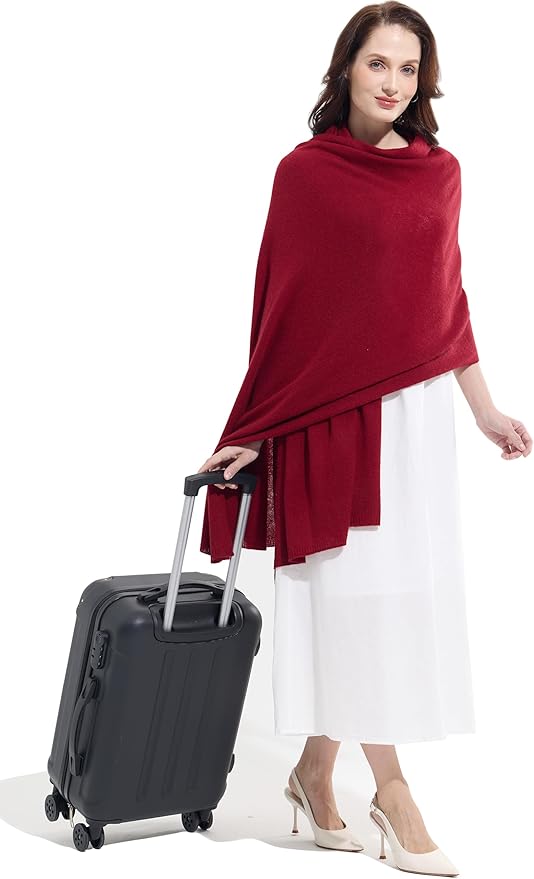 Soft Cashmere Blend Wrap Chic Scarf Stole for Women Wayfarer Travel Extra Large 87"x28"