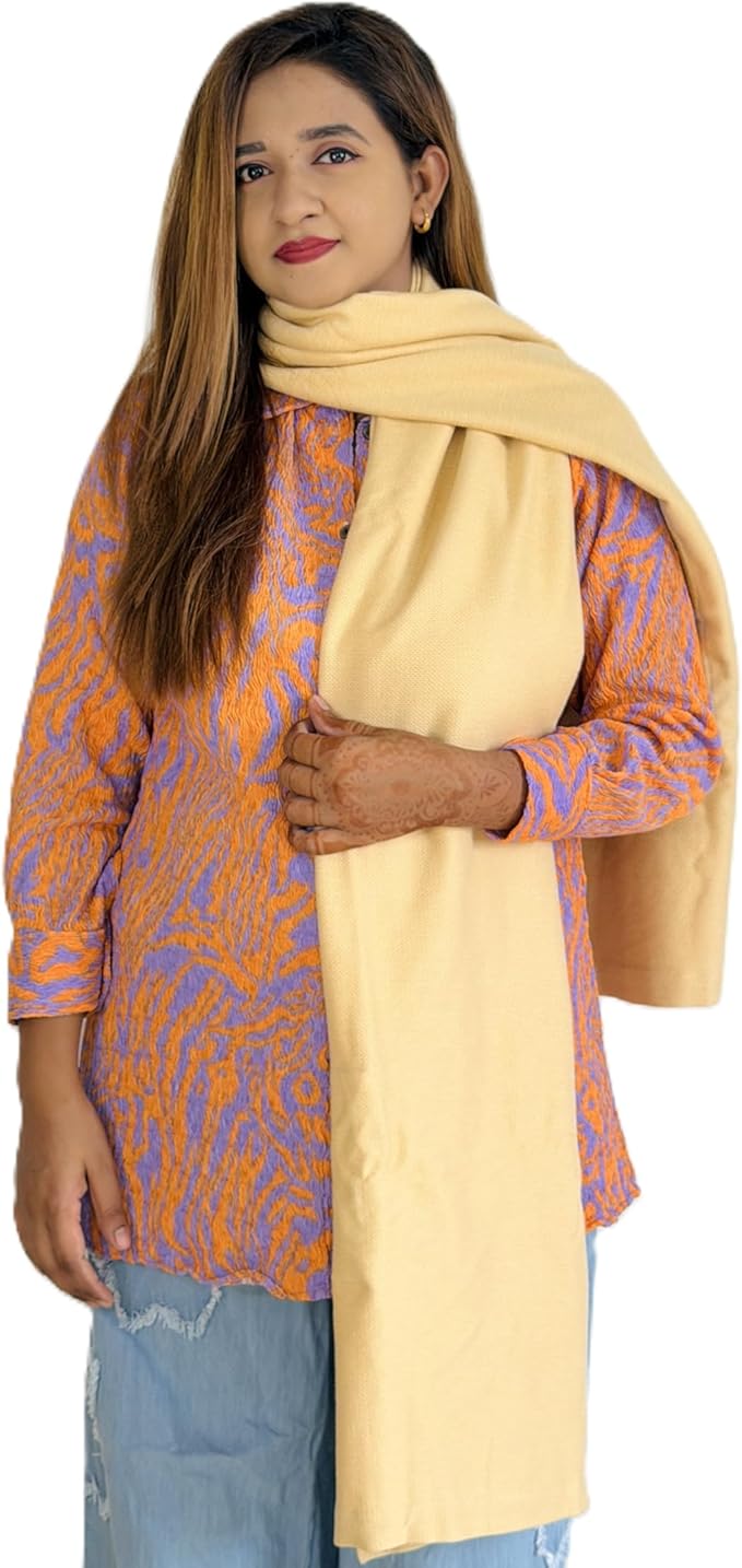 Wayfarer Shawl with Pouch | Voyagers Comfort Set with Luxury Travel Scarf, Eye Mask, Satin Scrunchies & Travel Pouch