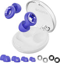 Ear Plugs for Sleeping Noise Cancelling, 45dB Reusable Earplugs for Noise Reduction, Hearing Protection Ear Plugs with 8 Ear Tips, Soft Silicone Earplugs for Sleep, Concerts, Snoring, Study (Blue)