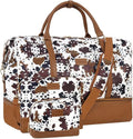 Weekender Bag, Large Travel Duffel Bag for Women, Carry on Overnight Bag with Shoe Compartment and Toiletry Bags