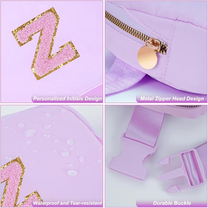 Uygafly Birthday Gifts for 4 5 6 7 8 9 10 11 12 13 Year Old Girls,Graduation Gifts for Teens Kids Daughter Sister Her,Fanny Pack Crossbody Bag Belt Bag Cute Trendy Stuff | Lavender,Z