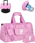 Elilier Personalized Duffle Bag for Women Girls, Gifts for Women Teen Girls, Letter Travel Bag with Trolley Sleeve & Shoe Compartment, Gifts for Mom, Friends, Sister, Daughter, Birthday Gift Idea