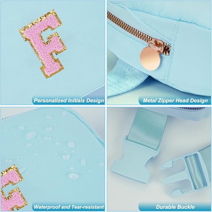 Uygafly Birthday Gifts for 4 5 6 7 8 9 10 11 12 13 Year Old Girls,Graduation Gifts for Teens Kids Daughter Sister Her,Fanny Pack Crossbody Bag Belt Bag Cute Trendy Stuff | Blue,F