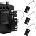 Professional Gun Case Lock TSA Approved – Heavy-Duty, Cut-Resistant & Child-Safe Security Padlock for Firearms, Pistols, Rifle Cases, and Travel Luggage
