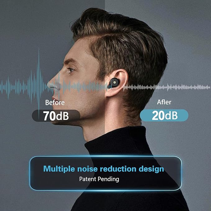 Noise Cancelling Ear Plugs for Sleeping, Travel & Work - 50dB Reusable Silicone Earplugs with 8 Soft Ear Tips, Snore Stopper & Portable Case - Airplane Essentials, Concerts, Focus(Black and White)